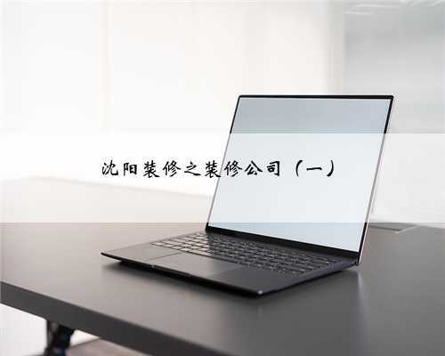 <b>沈阳装修之装修公司(一)</b>