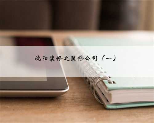 沈阳装修之装修公司(一)
