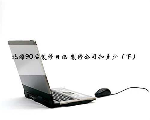北漂90后装修日记-装修公司知多少(下)