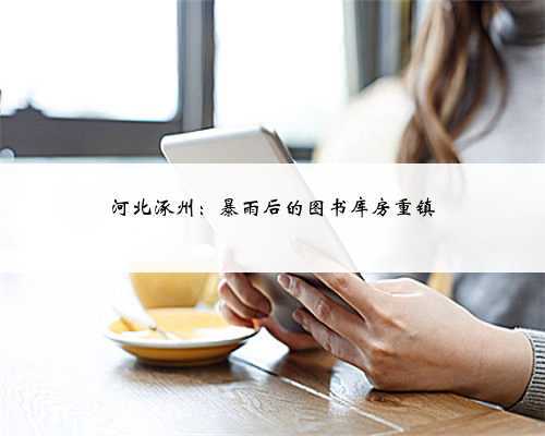 河北涿州:暴雨后的图书库房重镇