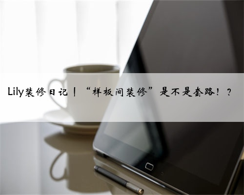 Lily装修日记丨“样板间装修”是不是套路!?