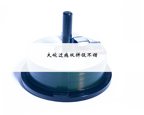 大碗过瘾双拼饭不错