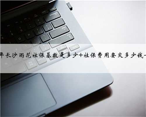 2022年长沙雨花社保基数是多少 社保费用要交多少钱一个月