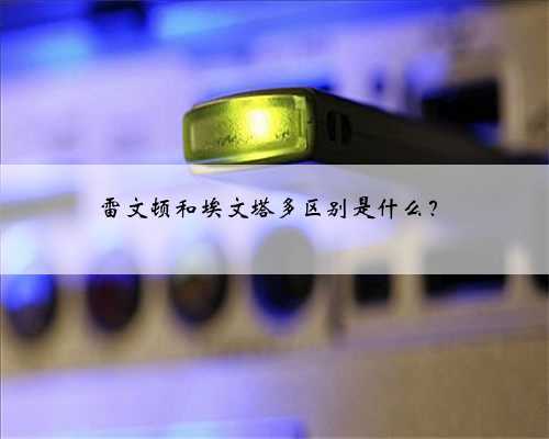 雷文顿和埃文塔多区别是什么？