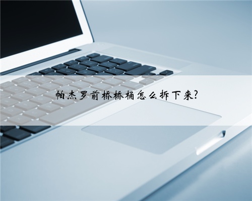 帕杰罗前桥桥桶怎么拆下来?
